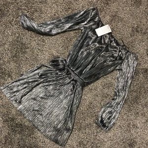 NWT silver mini dress from Diva boutique